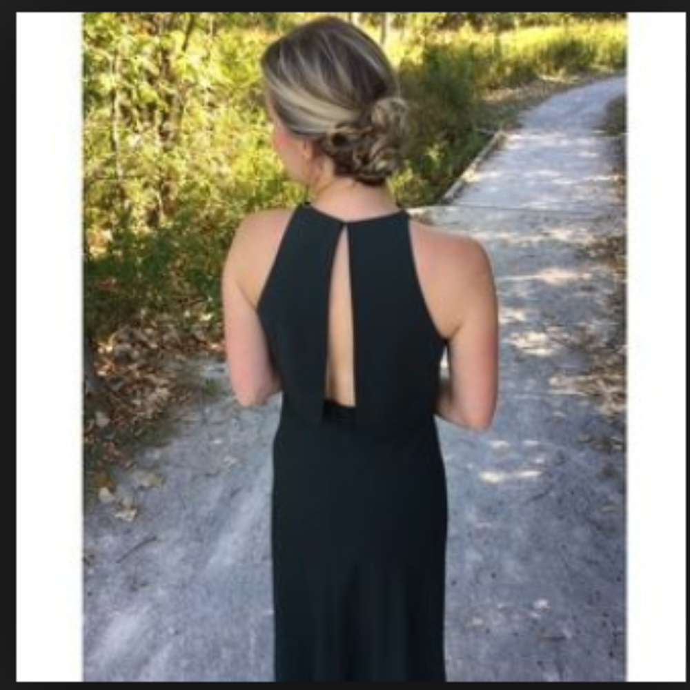 BHLDN Jill Stuart Black maxi dress Bridesmaid NWT - Picture 3 of 7